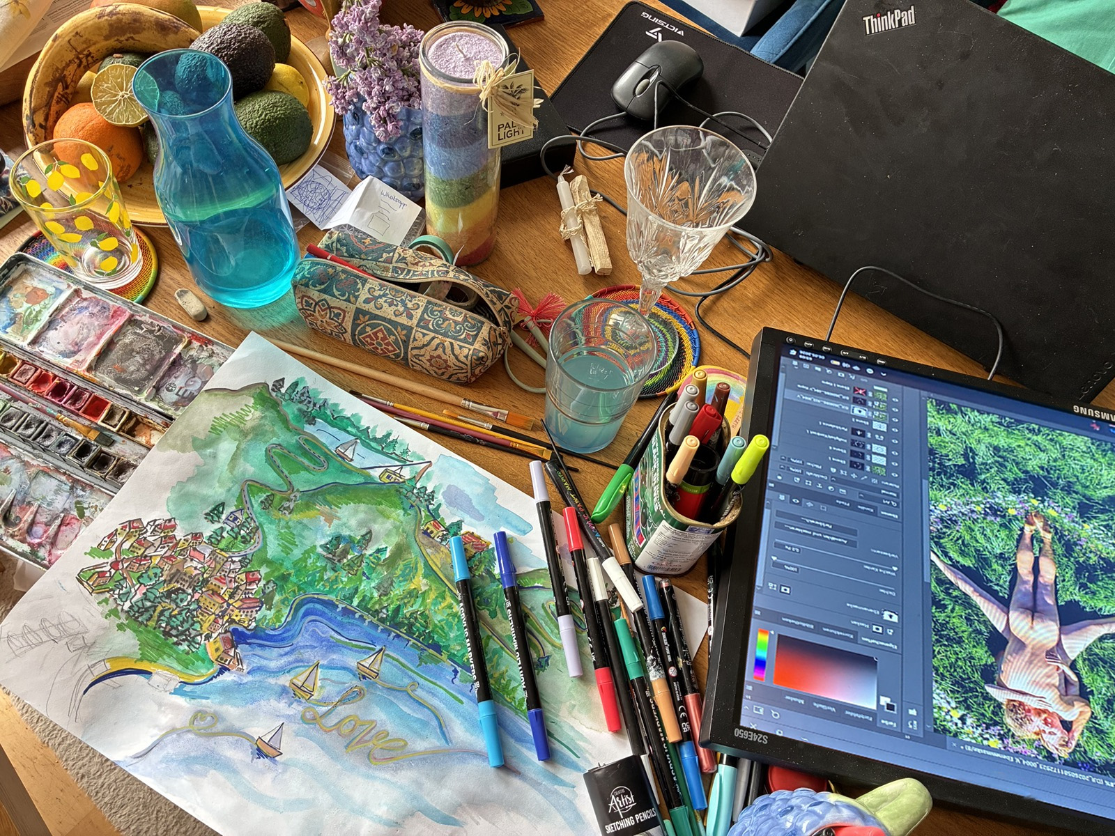 Einladungskarte – Ein Making-Off